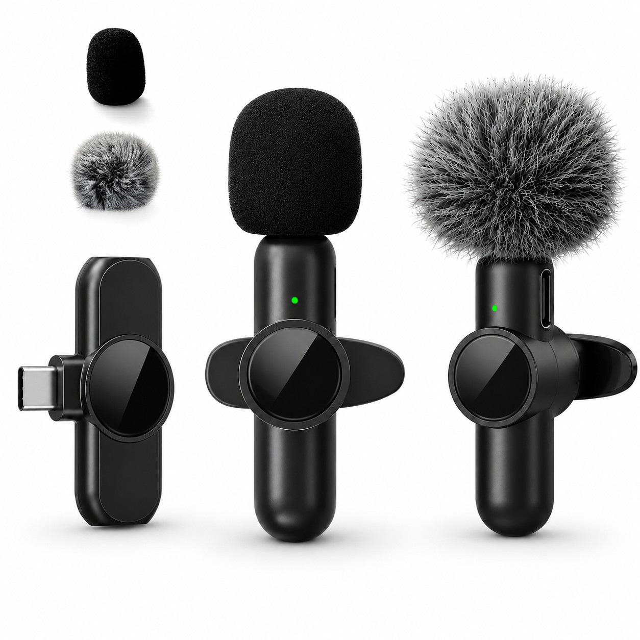 Microphone Capsule - ميكروفون لاسلكي للصدر، مزود بخاصية إلغاء