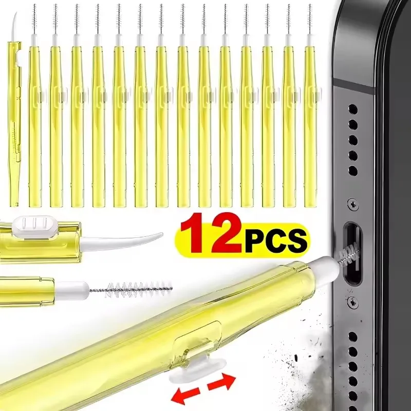 Speaker Kit - 1-12 قطعة، مجموعة تنظيف منفذ شحن