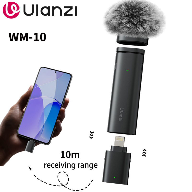 Microphone Capsule - ميكروفون Ulanzi WM-10 Wireles Lavalier 1