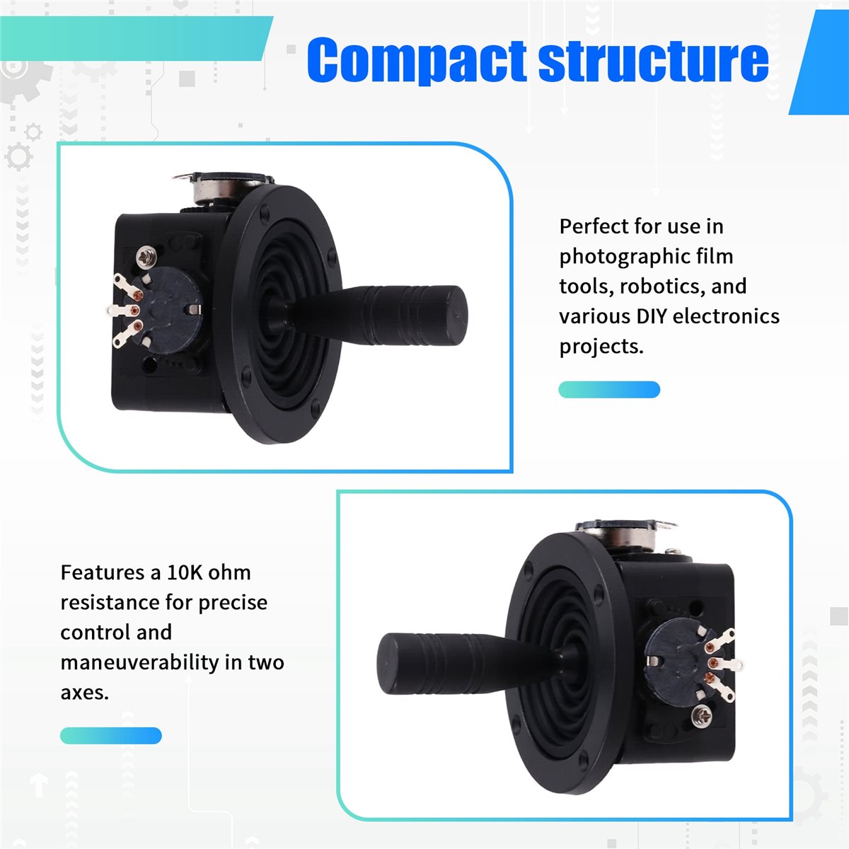 مقياس جهد (بوتنشيميتر) عصا الت - مراجعة Potentiometer 10K وسعره