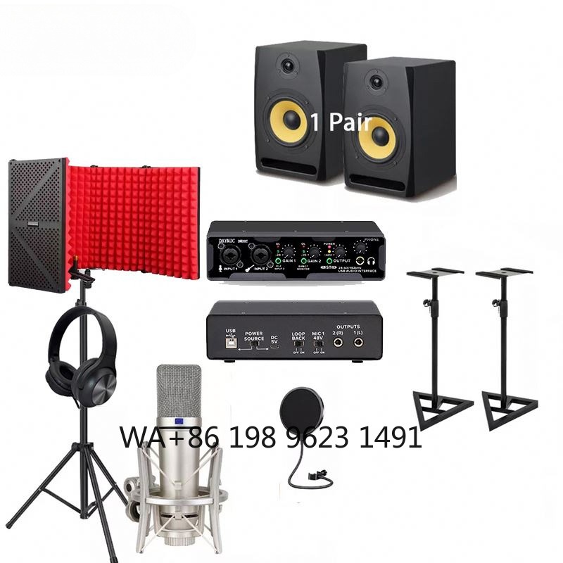 مجموعة معدات تسجيل احترافية تش - مراجعة Speaker Kit وسعره