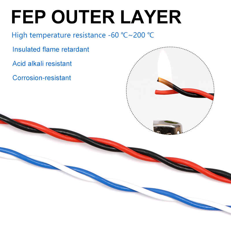 كابل كهربائي عالي الحرارة 3/8M - مراجعة Audio Jumper Wire وسعره
