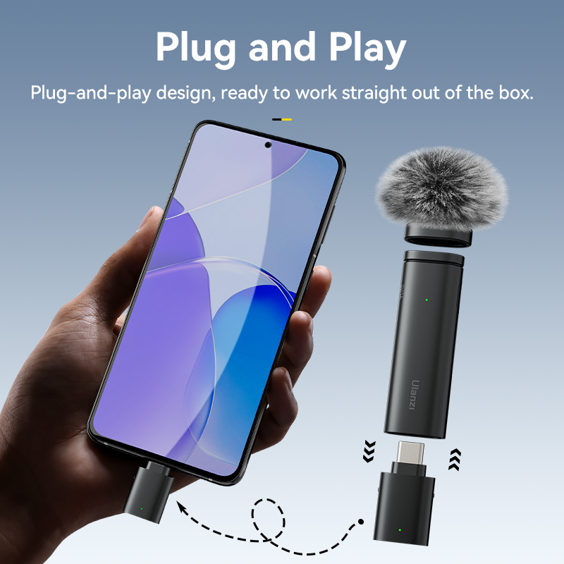 ميكروفون Ulanzi WM-10 Wireles  - مراجعة Microphone Capsule وسعره