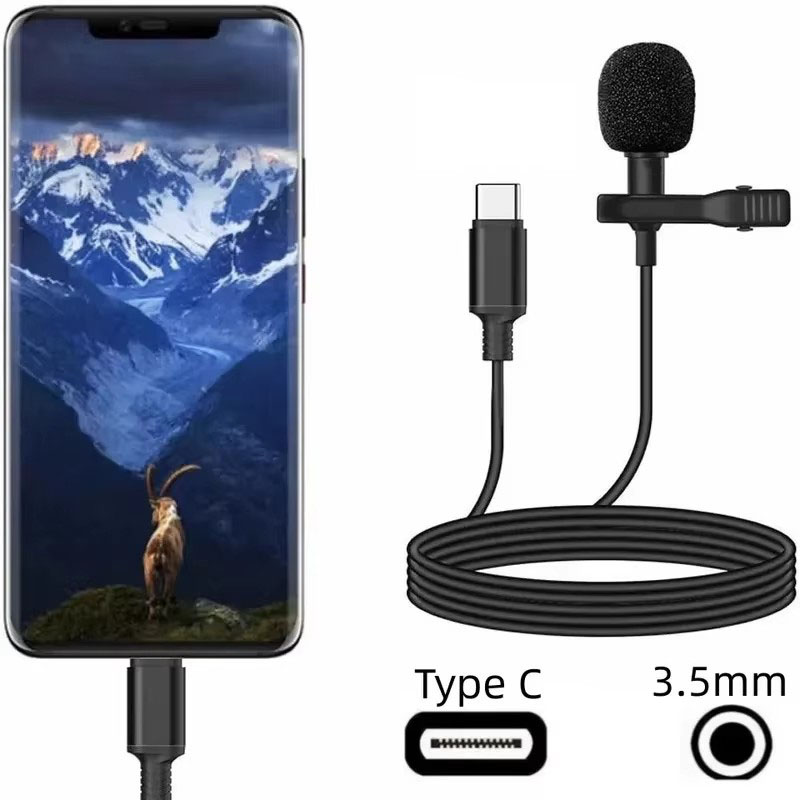 1-5 قطع من ميكروفونات لافالير  - مراجعة Microphone Capsule وسعره