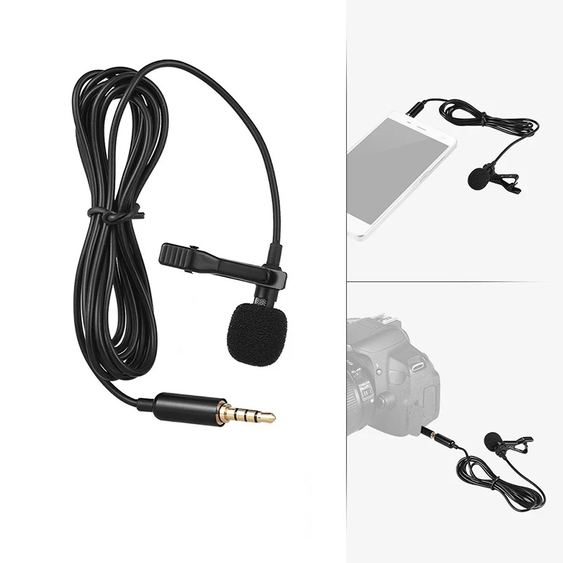 1-5 قطع من ميكروفونات لافالير  - مراجعة Microphone Capsule وسعره
