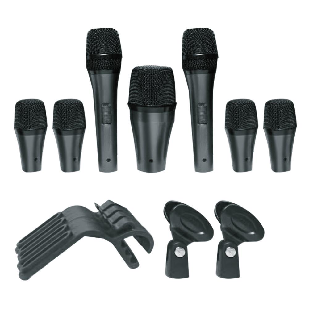 طقم ميكروفونات طبلة Dmk7 مع حق - مراجعة Speaker Kit وسعره