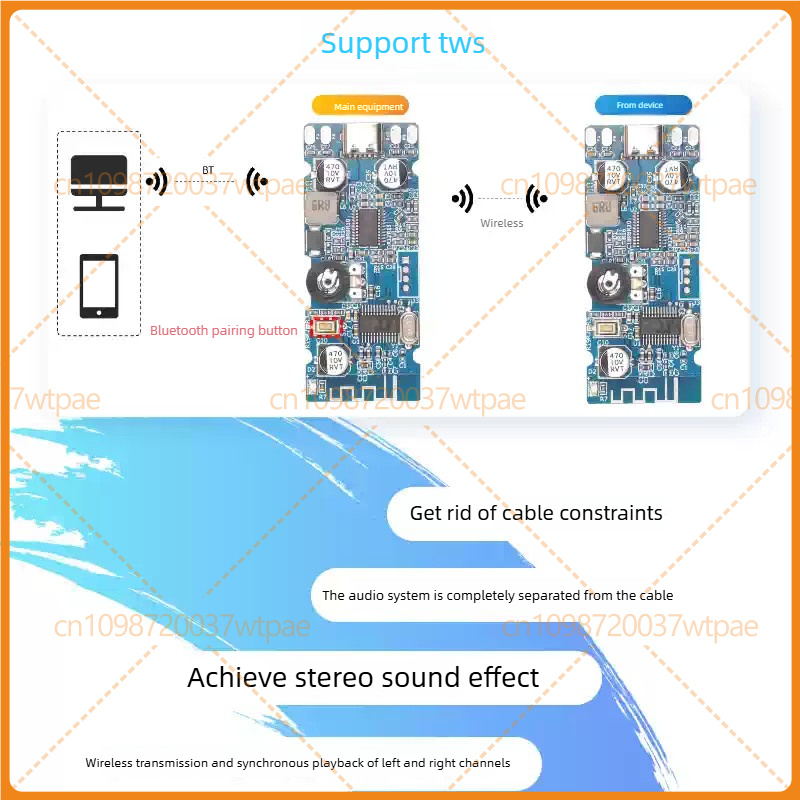 قطعتان من لوحة مكبر الصوت BDM0 - مراجعة Volume Control Board وسعره