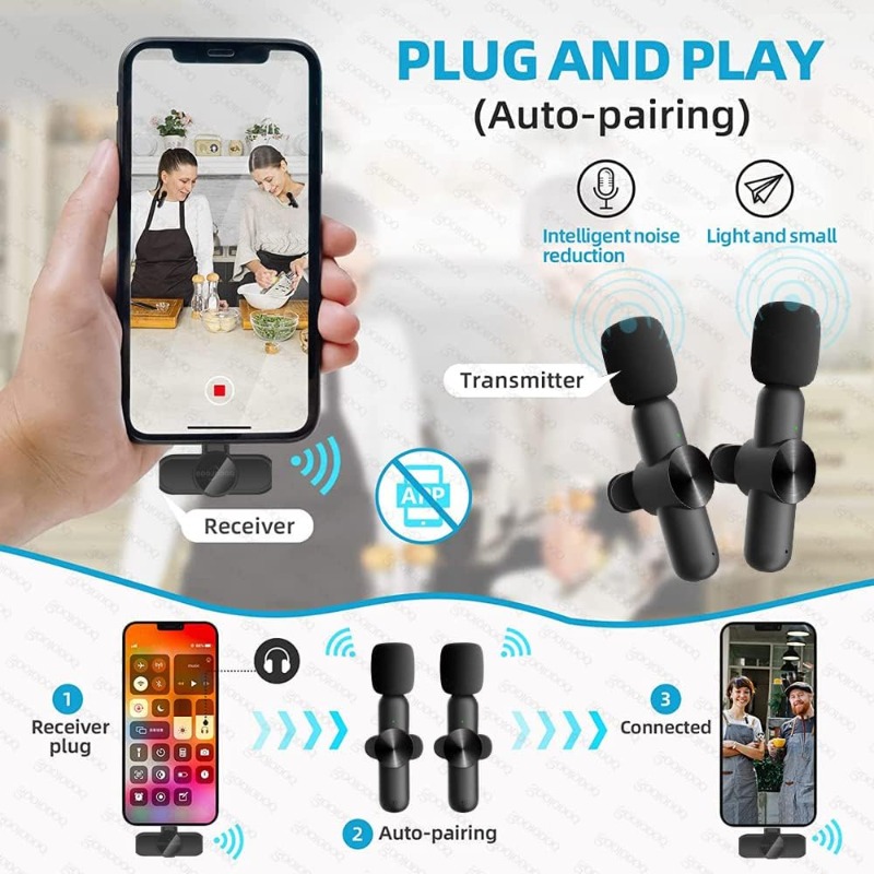 ميكروفون لافالير لاسلكي للآيفو - مراجعة Microphone Capsule وسعره