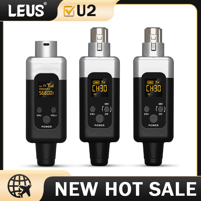 LEUS U2 UHF محول ميكروفون لاسل - مراجعة Microphone Capsule وسعره