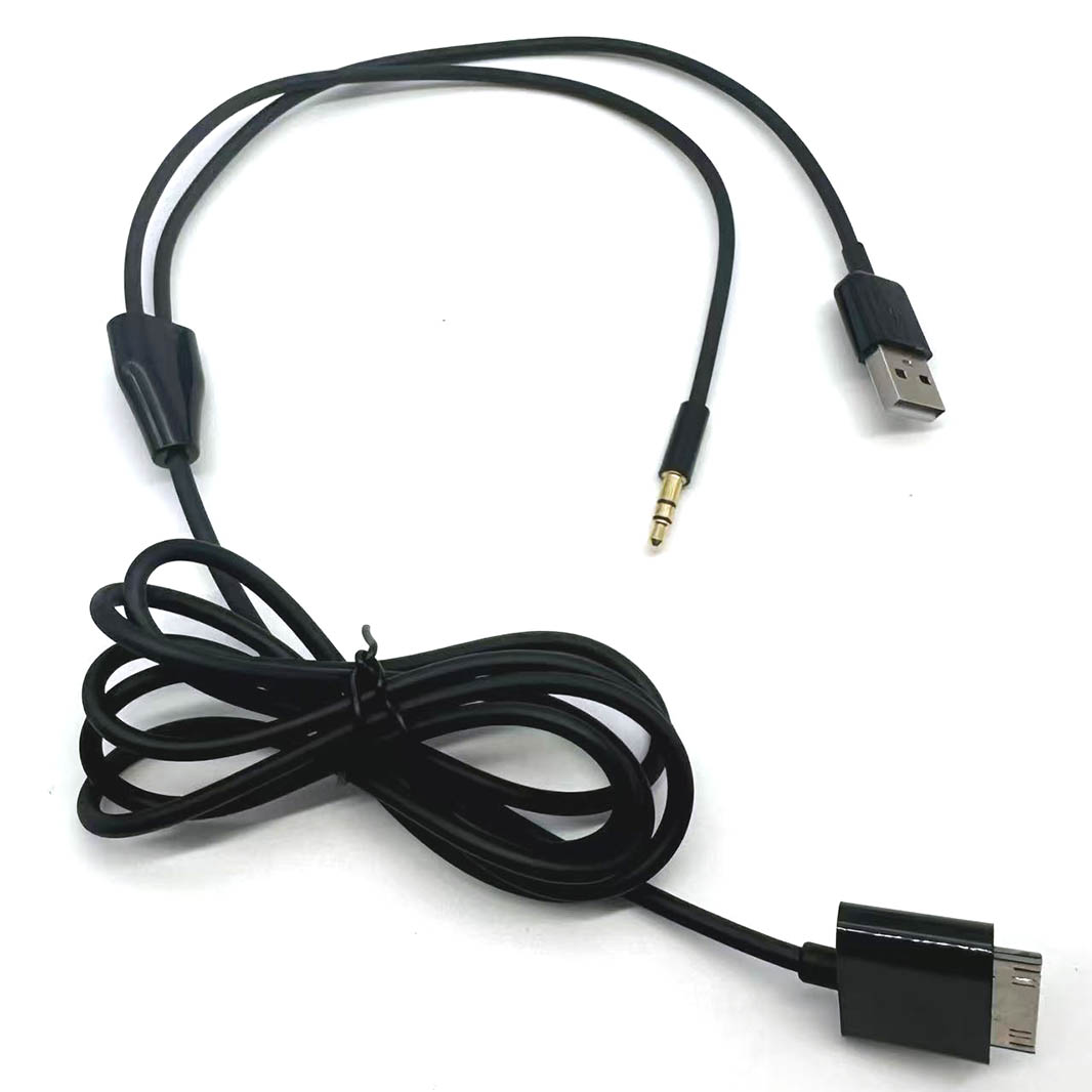 كابل شحن USB للسيارة بمنفذ 30P - مراجعة Audio Jumper Wire وسعره