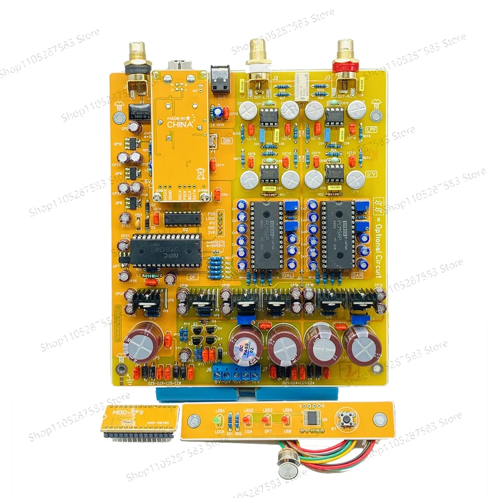 لوحة فك تشفير PCM58 مع USB وبل - مراجعة Dac Board وسعره